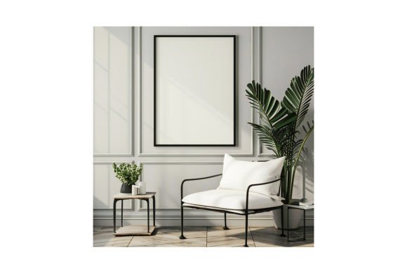 Download Living Room Wall Poster Mockup - Premium Resources
