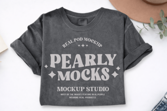 Download CC1717 Pepper Flat Lay T-shirt Mockup - Flat lay Collection